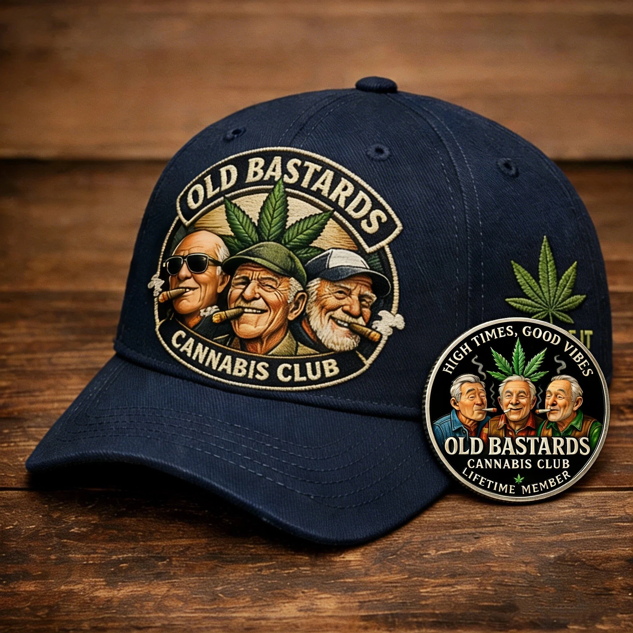Flash Sale 60% OFF - Old Bastards Cannabis Club Cap