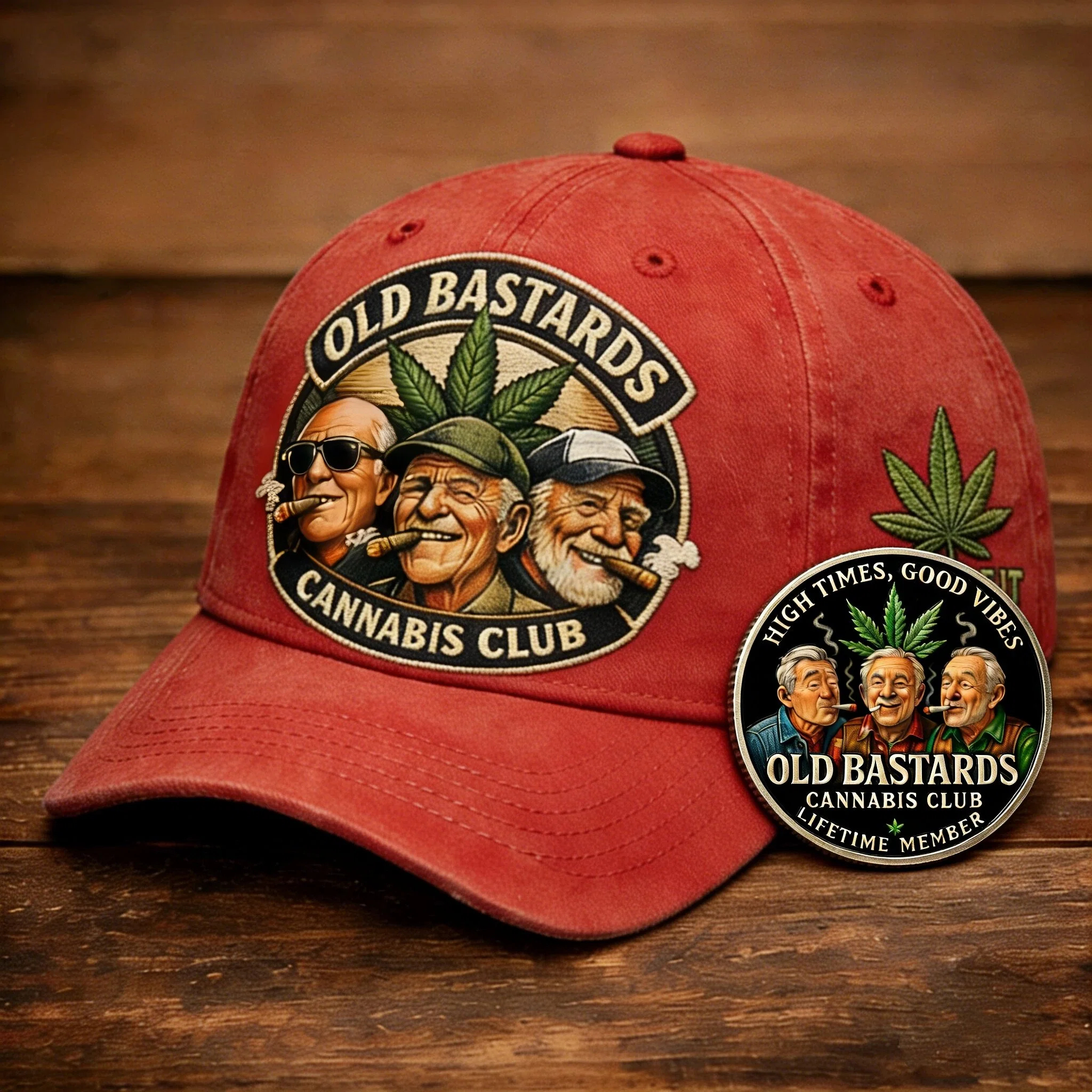 Flash Sale 60% OFF - Old Bastards Cannabis Club Cap