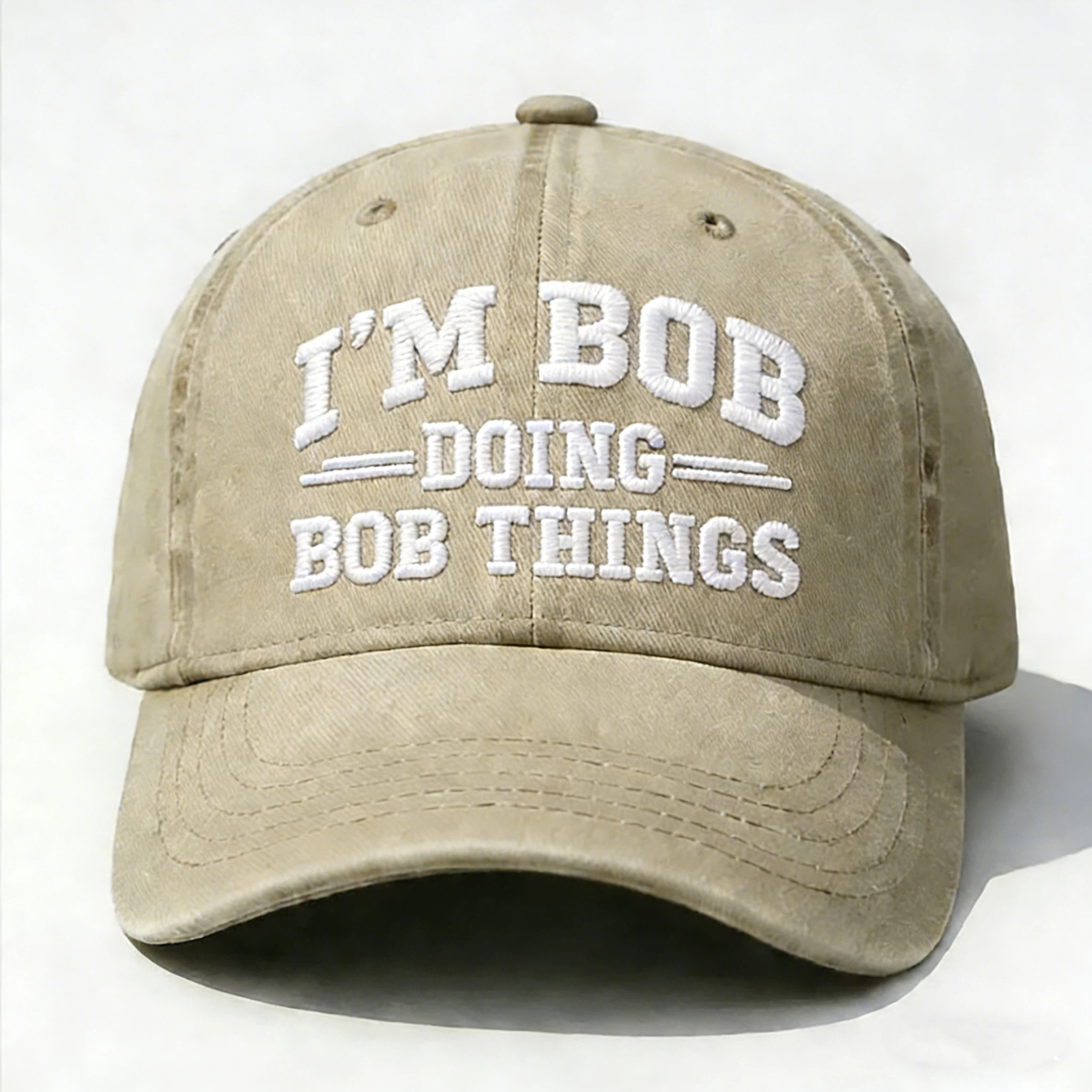I'm Bob Doing Bob Things Embroidery Cap