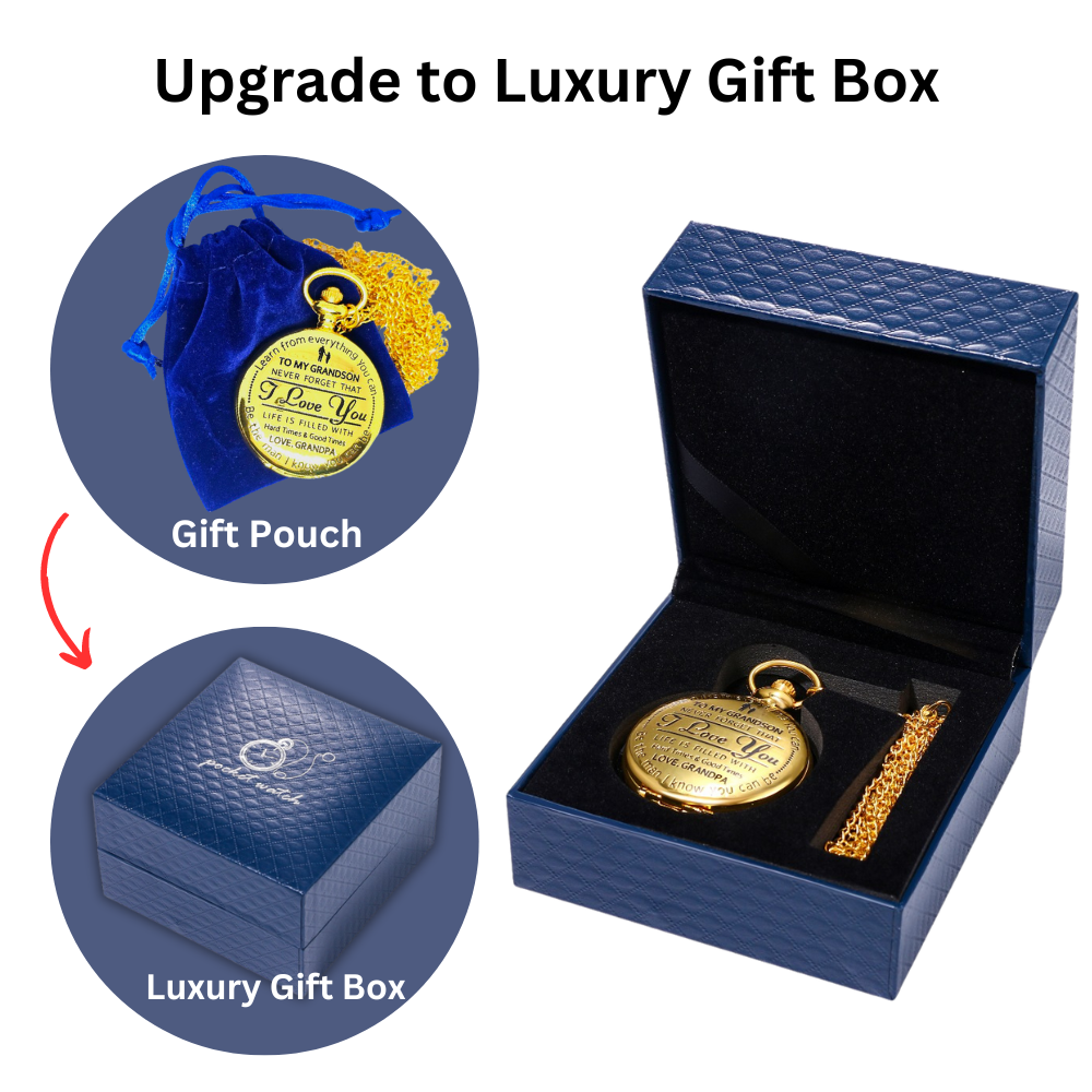 To My Son / From Dad - Luxury Vintage Pocket Watch Gift