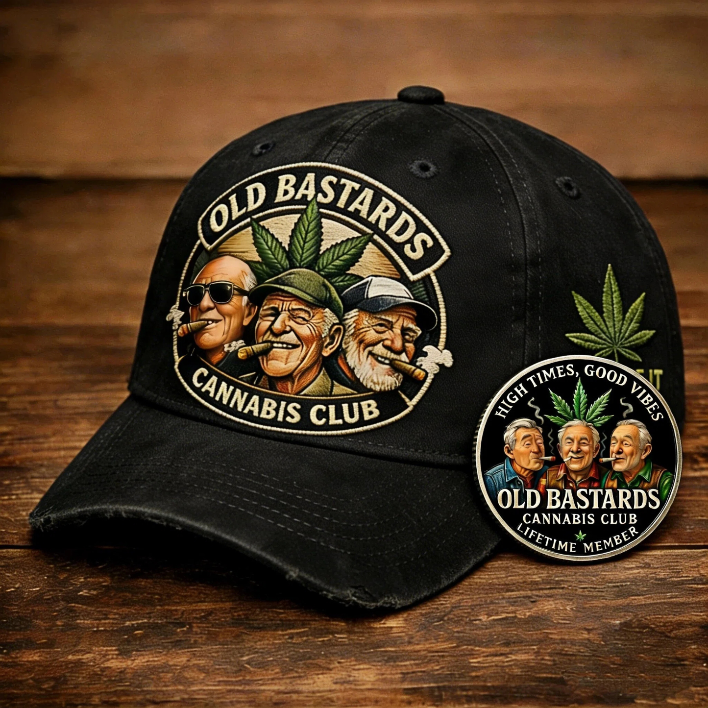 🏆Flash Sale 60% OFF - 🌿Old Bastards Cannabis Club Cap 😎