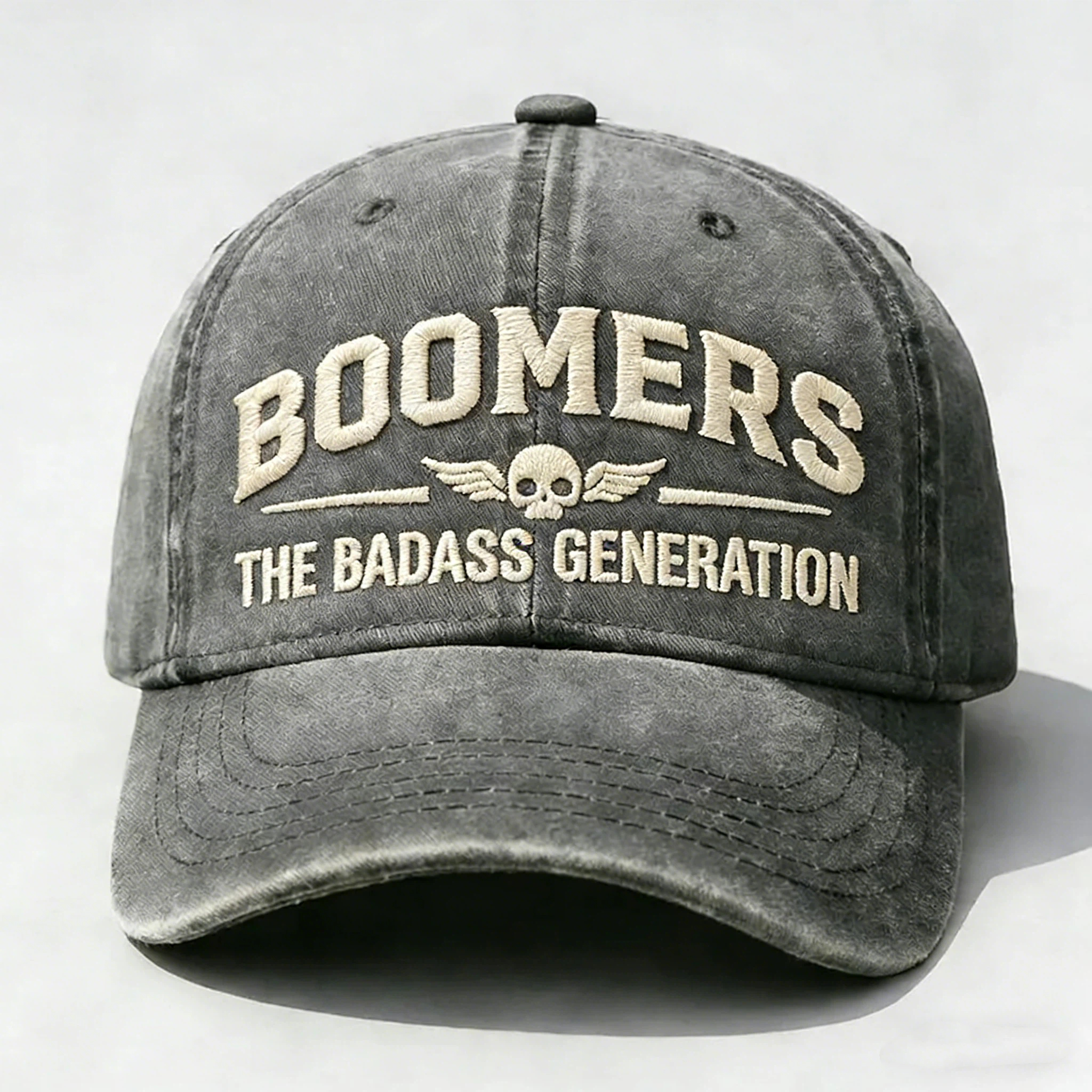 Boomers The Badass Generation Embroidery Cap