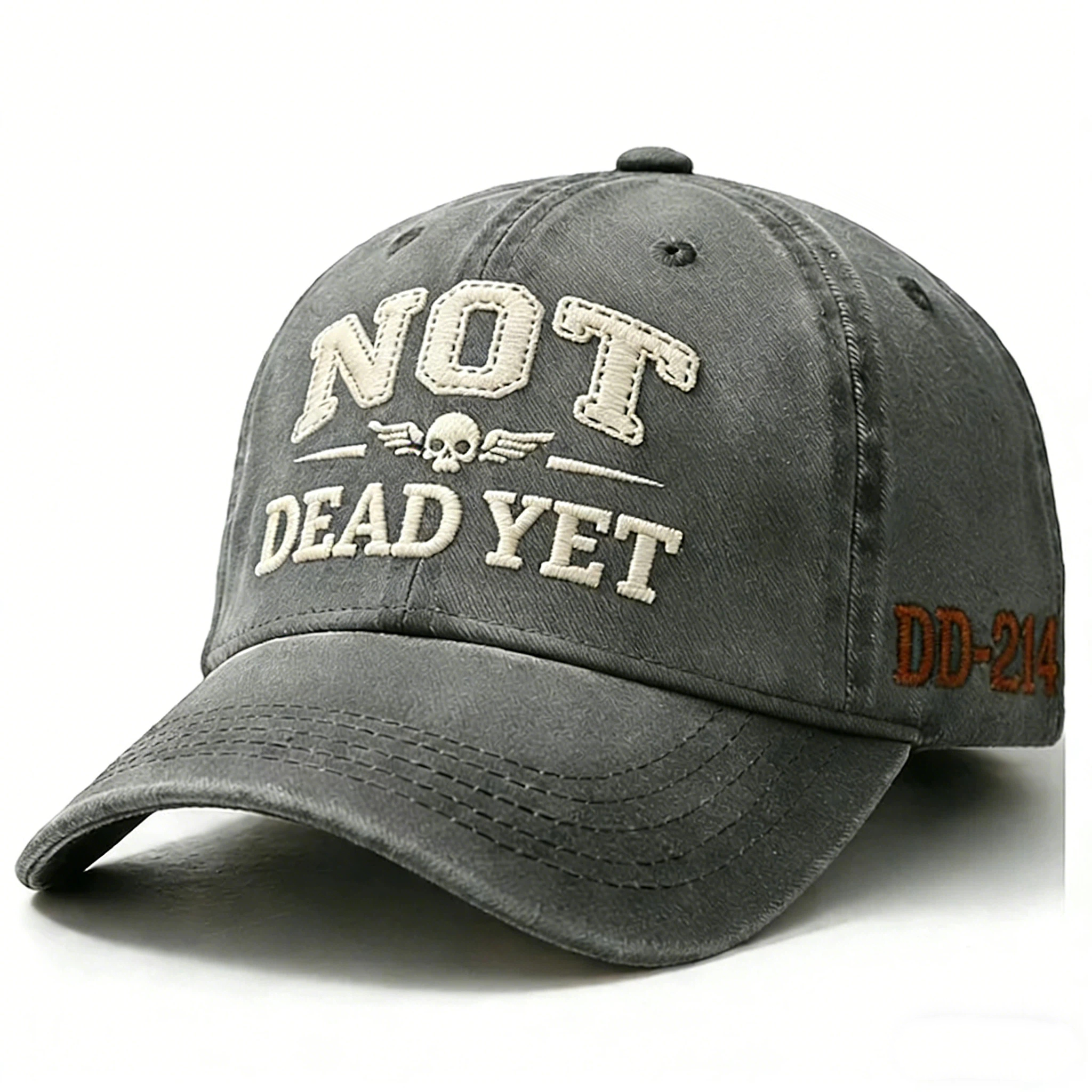 🏆Flash Sale 60% OFF✨Not Dead Yet Embroidery Cap🎁Buy 3 Free Shipping