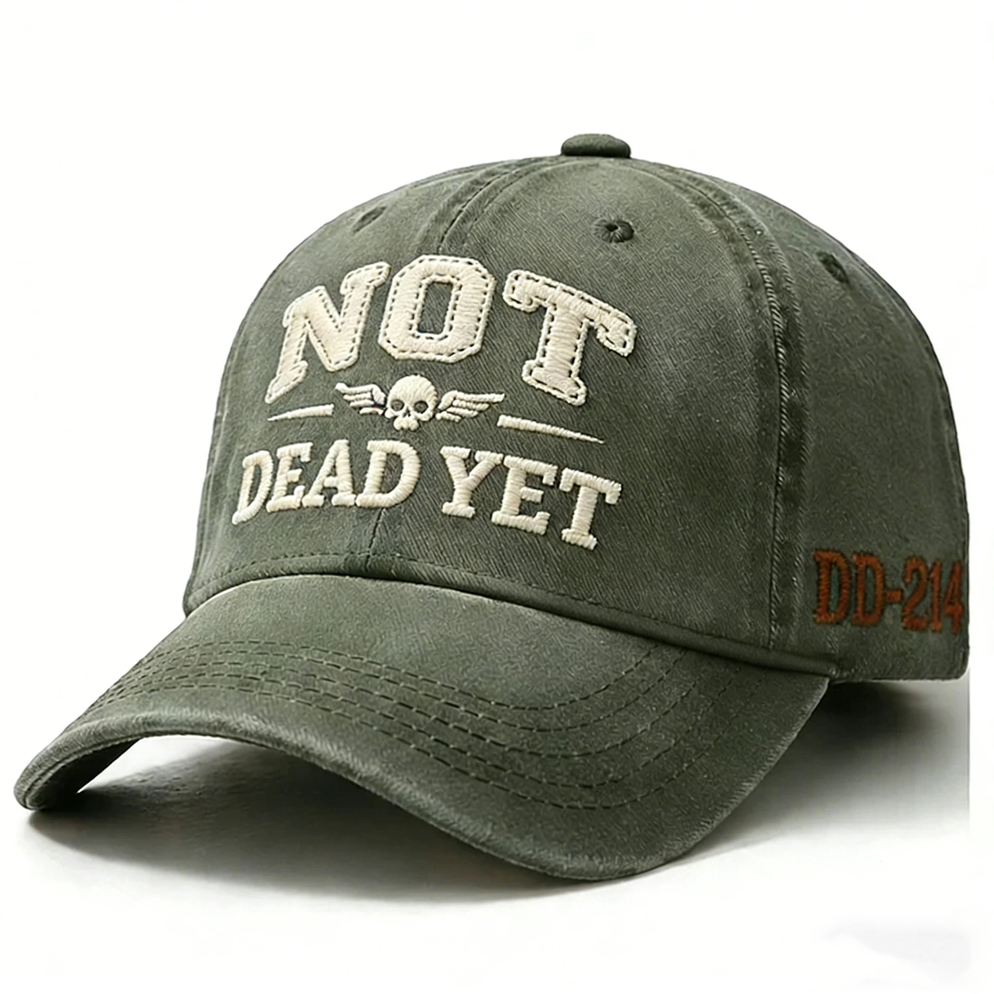 🏆Flash Sale 60% OFF✨Not Dead Yet Embroidery Cap🎁Buy 3 Free Shipping