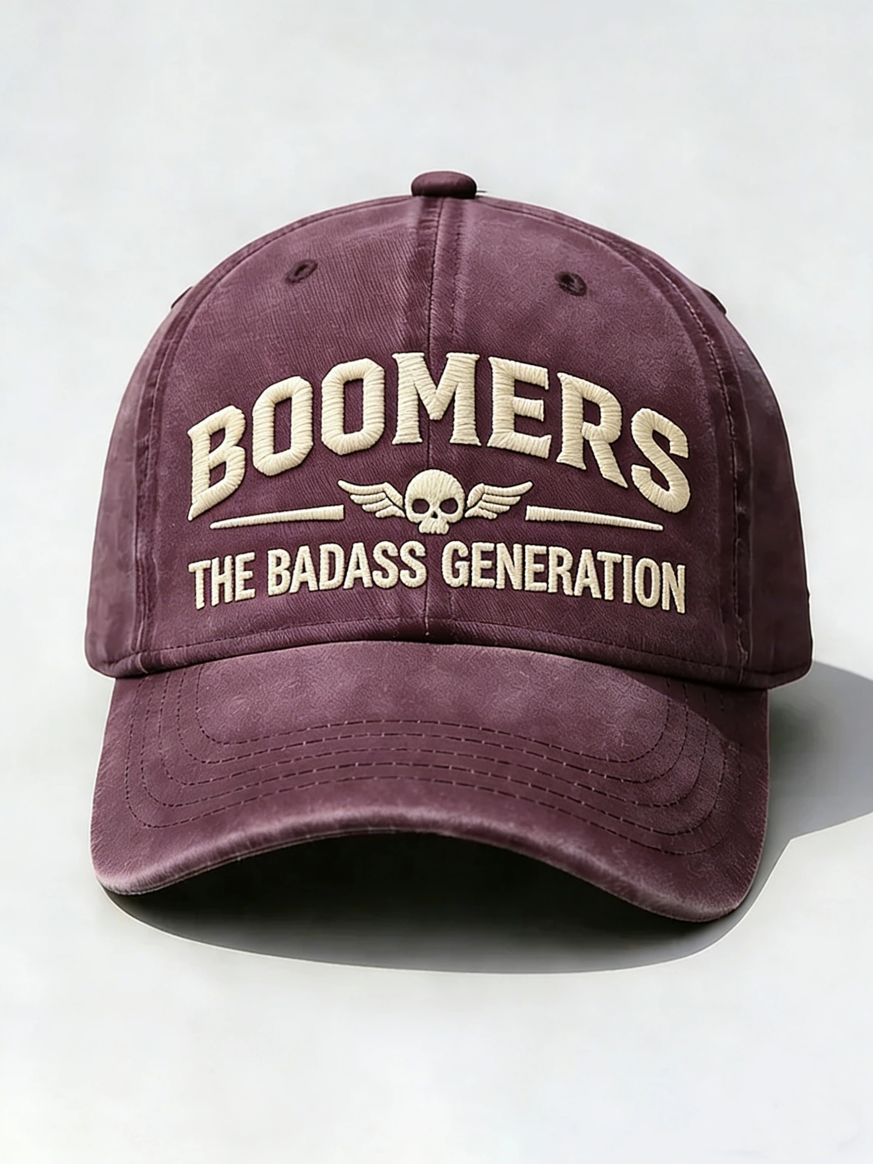 Boomers The Badass Generation Embroidery Cap
