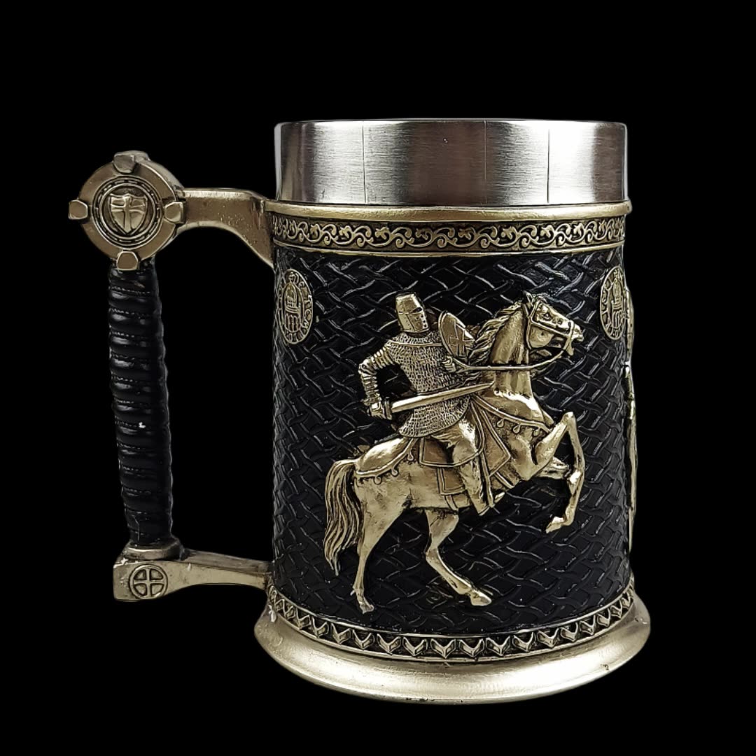 🐎 Warhorse Stainless Steel Beer Mug 
