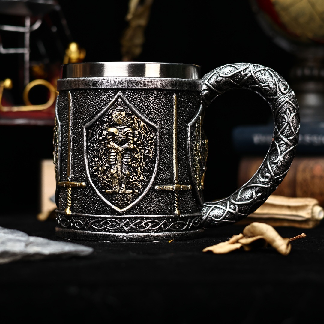 Medieval Soldier Beer Mug