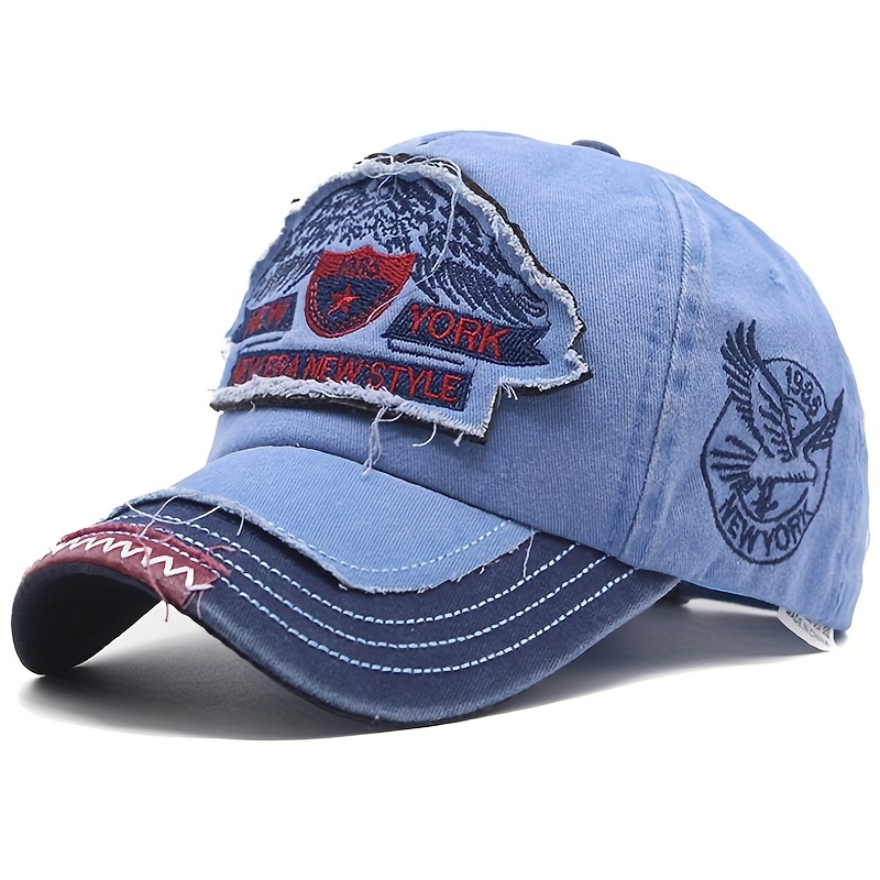 New York Urban Vintage Embroidered Baseball Cap