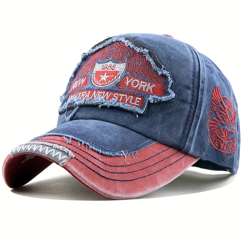 New York Urban Vintage Embroidered Baseball Cap
