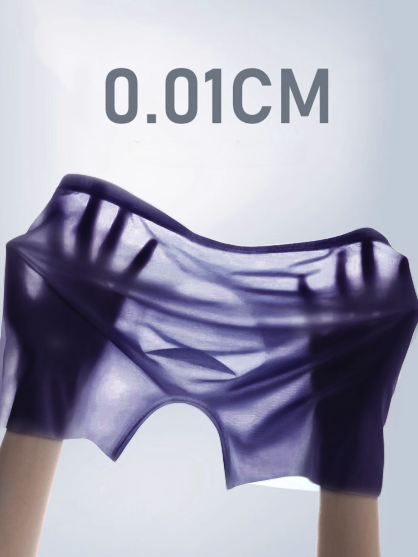 6pcs-Men's Ice Silky Boxers Breathable Stretch Plus Size Underwear
