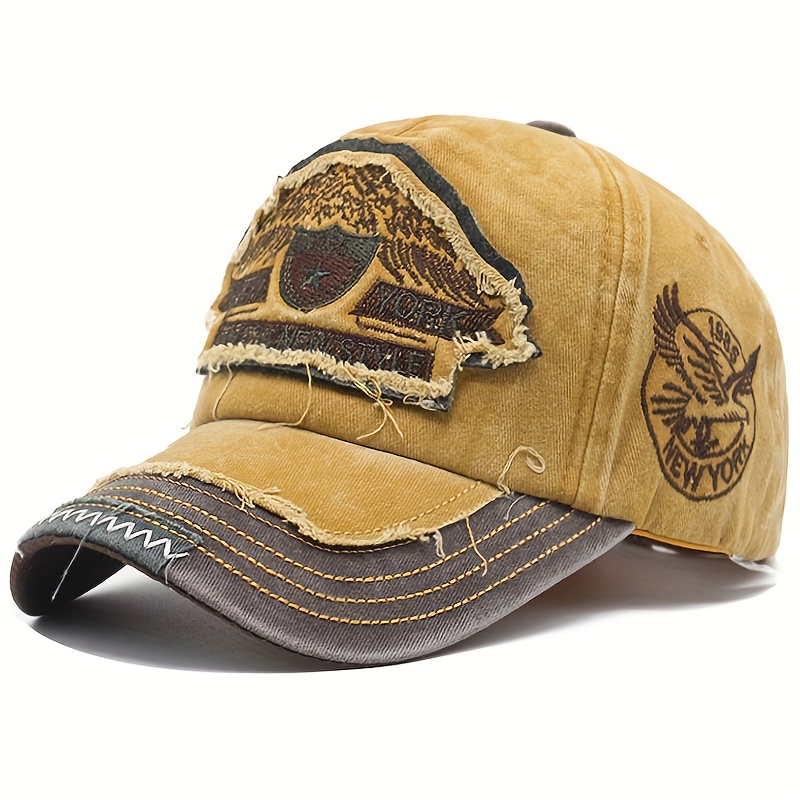 New York Urban Vintage Embroidered Baseball Cap