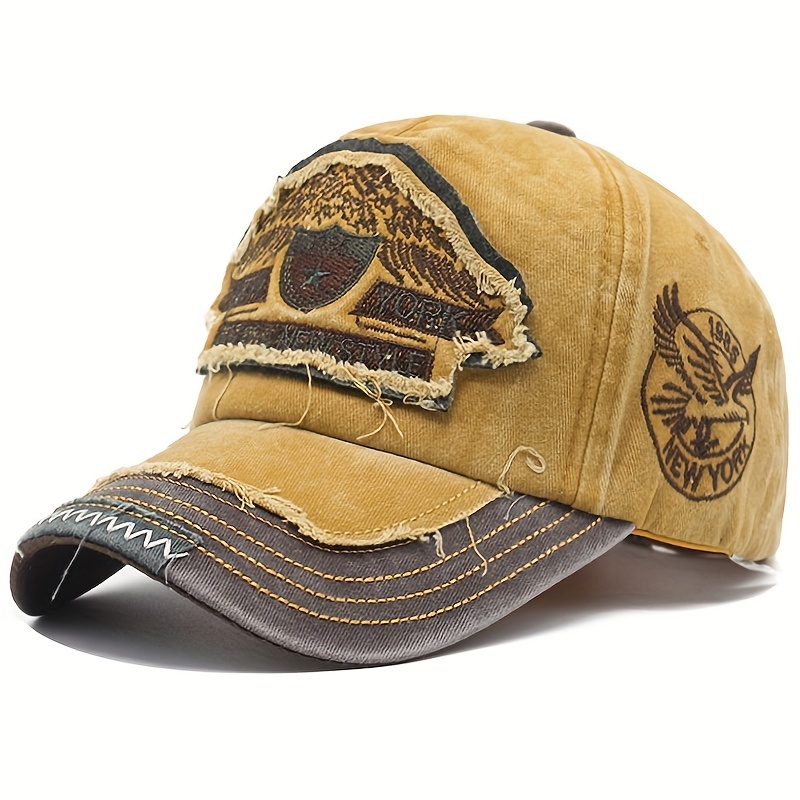 New York Urban Vintage Embroidered Baseball Cap