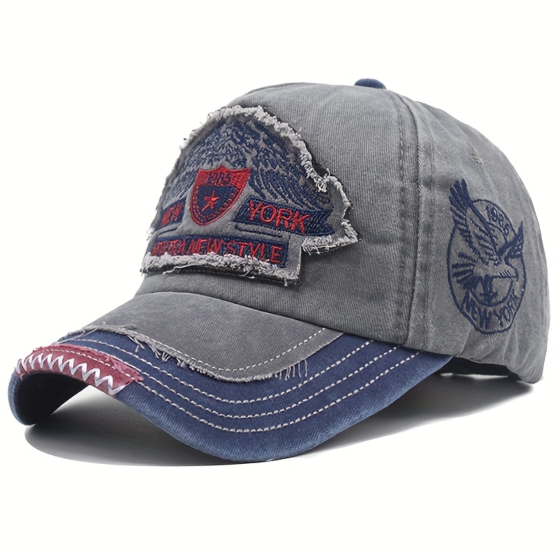 New York Urban Vintage Embroidered Baseball Cap