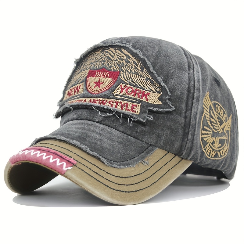 New York Urban Vintage Embroidered Baseball Cap