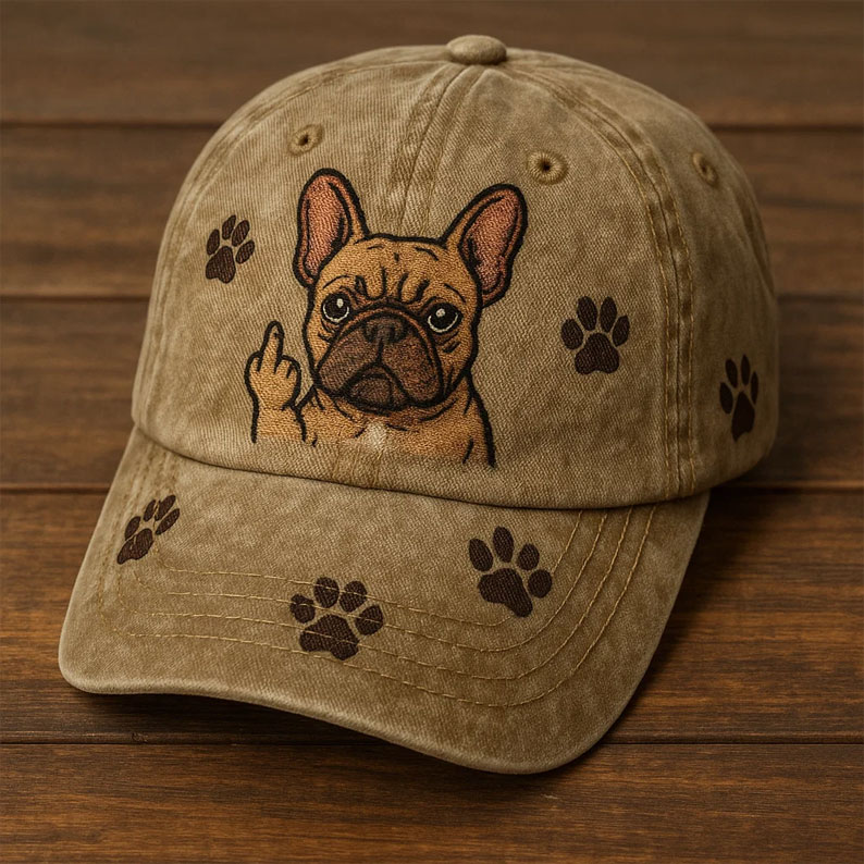Funny French Bulldog Hat