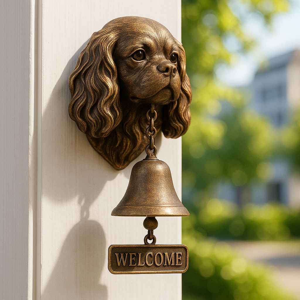 King Charles Spaniel Welcome Doorbell