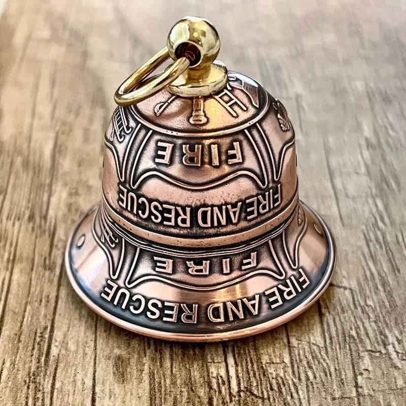Handcrafted Firefighter / First Responder Motorcycle Bell
