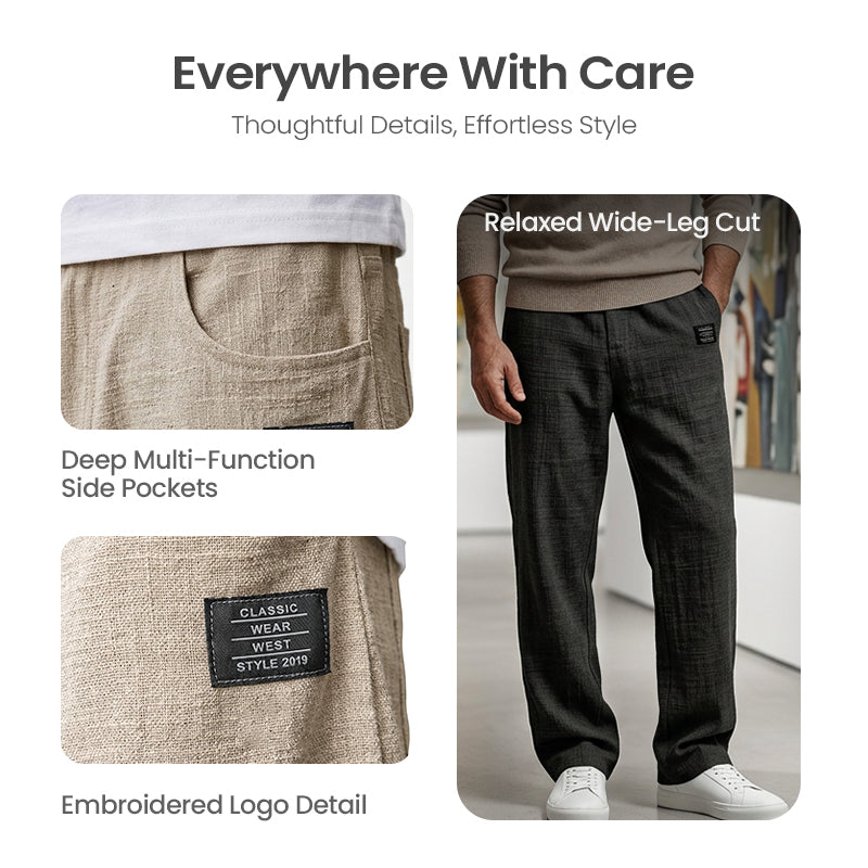 🔥Lowest price of the year — last week only!🔥Breathable Straight-Leg Trousers for Men