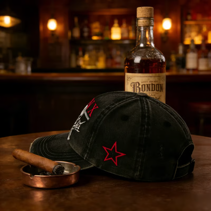 🔥LAST DAY 50% OFF - 💀GEN X Badass Skull Cap 🏴‍☠️Crafted by Hand Embroidery