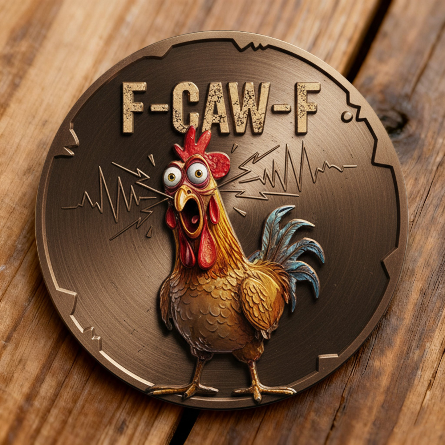 The F-CAW-F Coin — For Those Who Just Don’t Give a Cluck 🐔💥