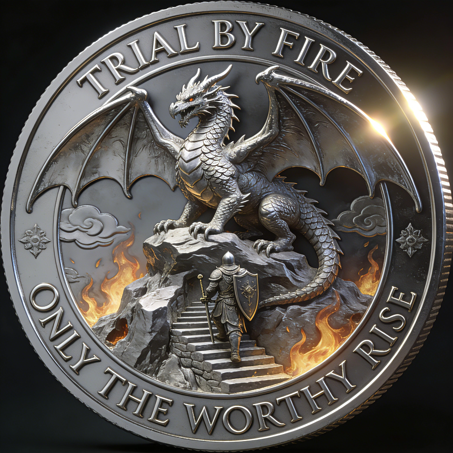 🎄Christmas Sale 60% OFF - 🐉 Trial by Fire – Dragon Ascension Commemorative Coin