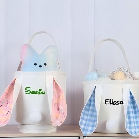 [Copy]Personalized Easter Bunny Rope Basket