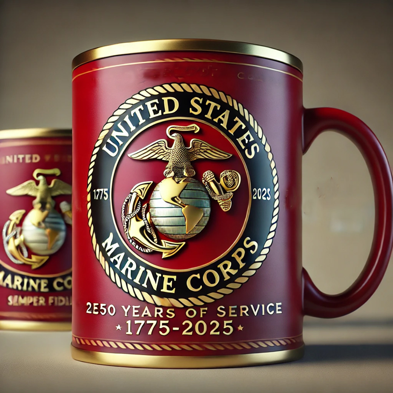 250th Anniversary U.S. Military Commemorative Mug