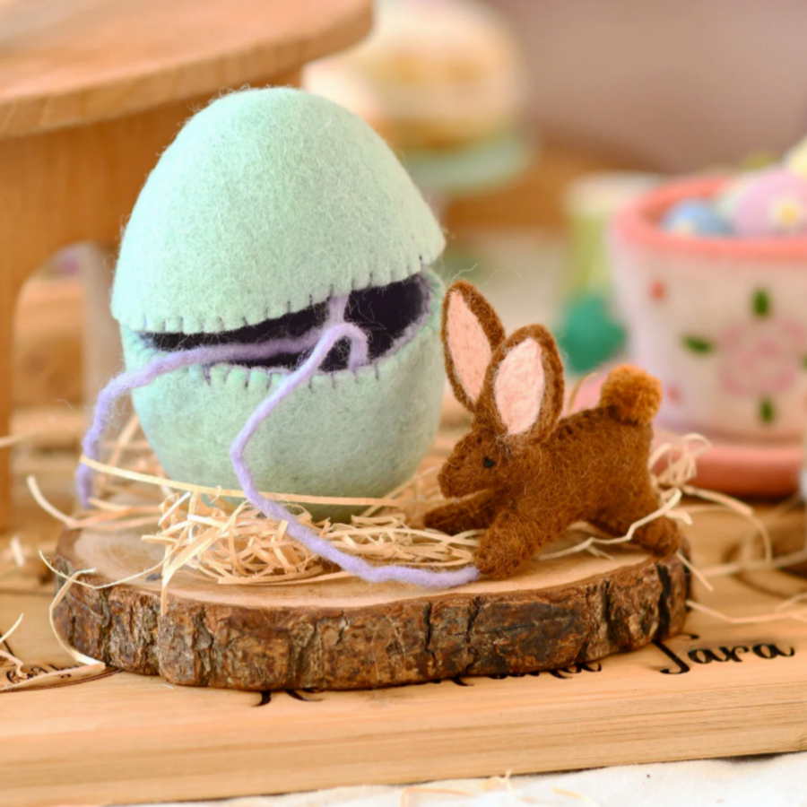 Surprise Easter Egg from Wool Felt