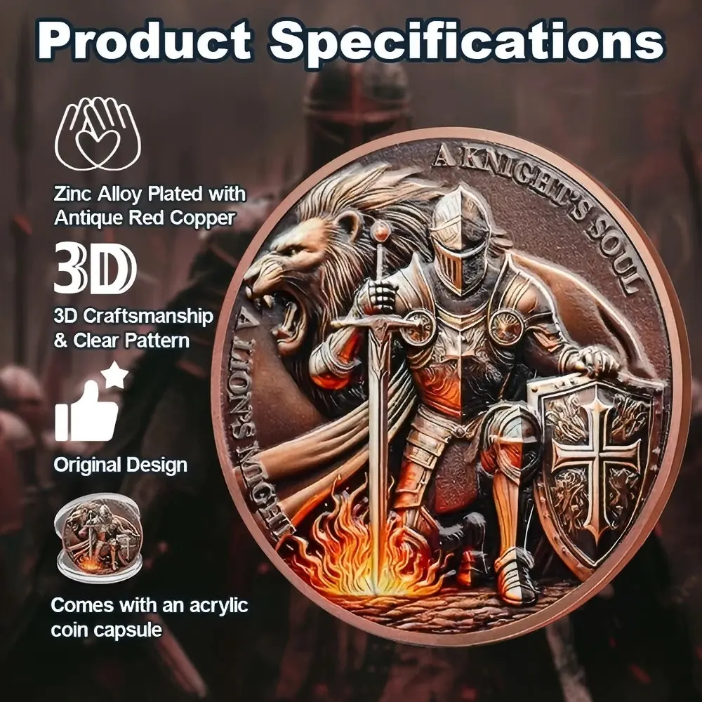 🦁 Lion Templar Challenge Coin