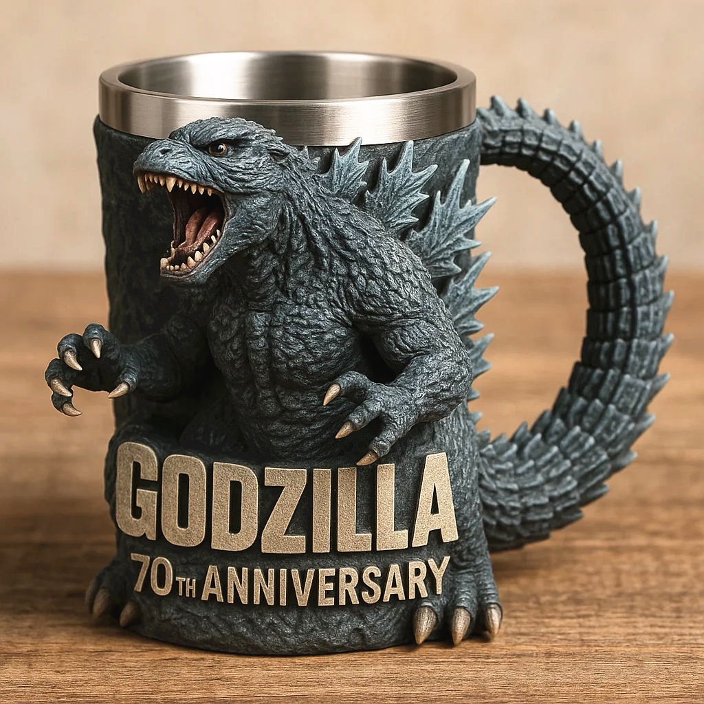 🦖 Godzilla 70th Anniversary 3D Mug