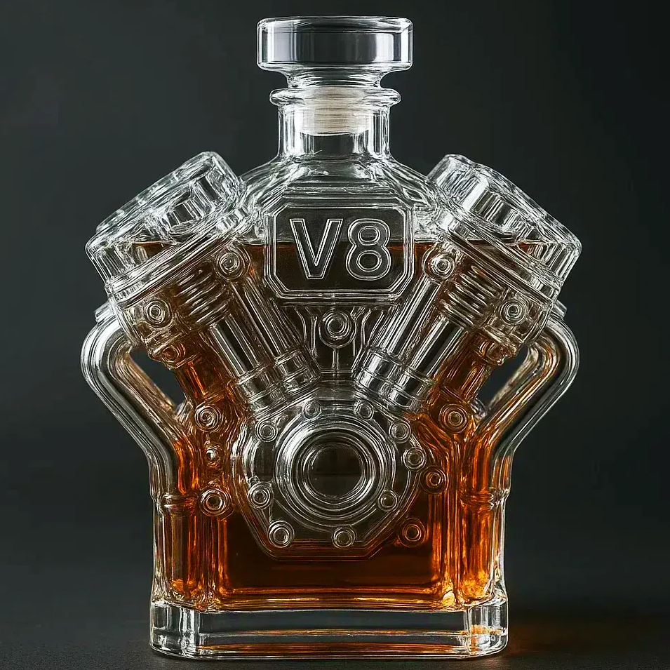⚙️ Mechanical Engine Soul Whiskey Bottle Collection