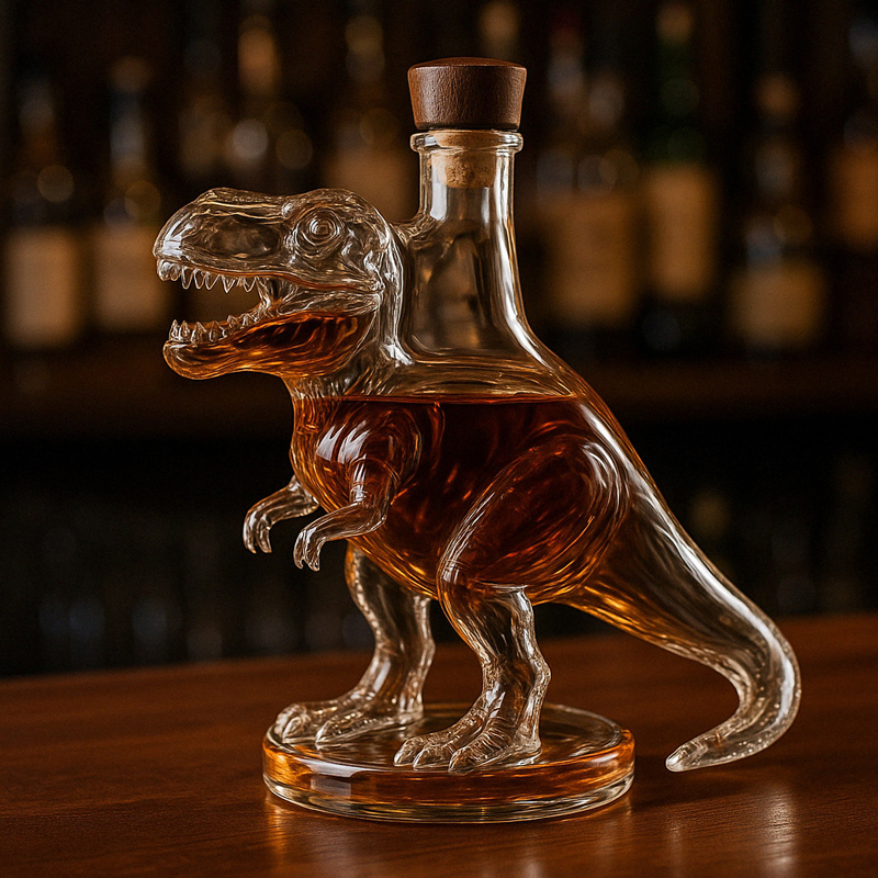 🦖 Dinosaur whiskey bottle