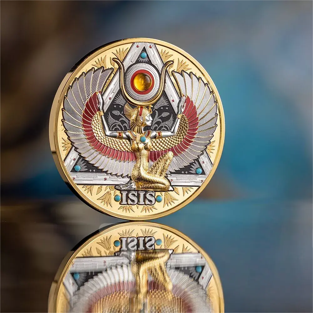 🌙 Isis Gold Majesty 5oz Proof Silver Coin