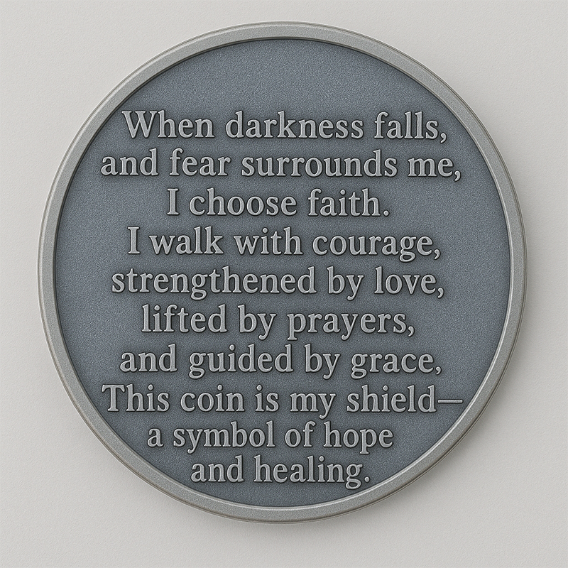 Cancer Warrior Prayer Coin🙏