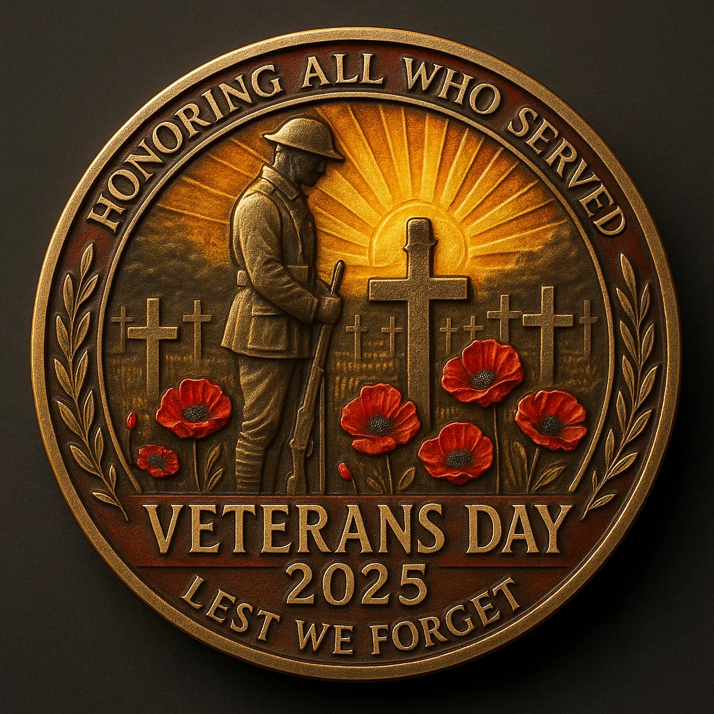 Veterans Day 2025 Commemorative Coin – Honoring All Who Served