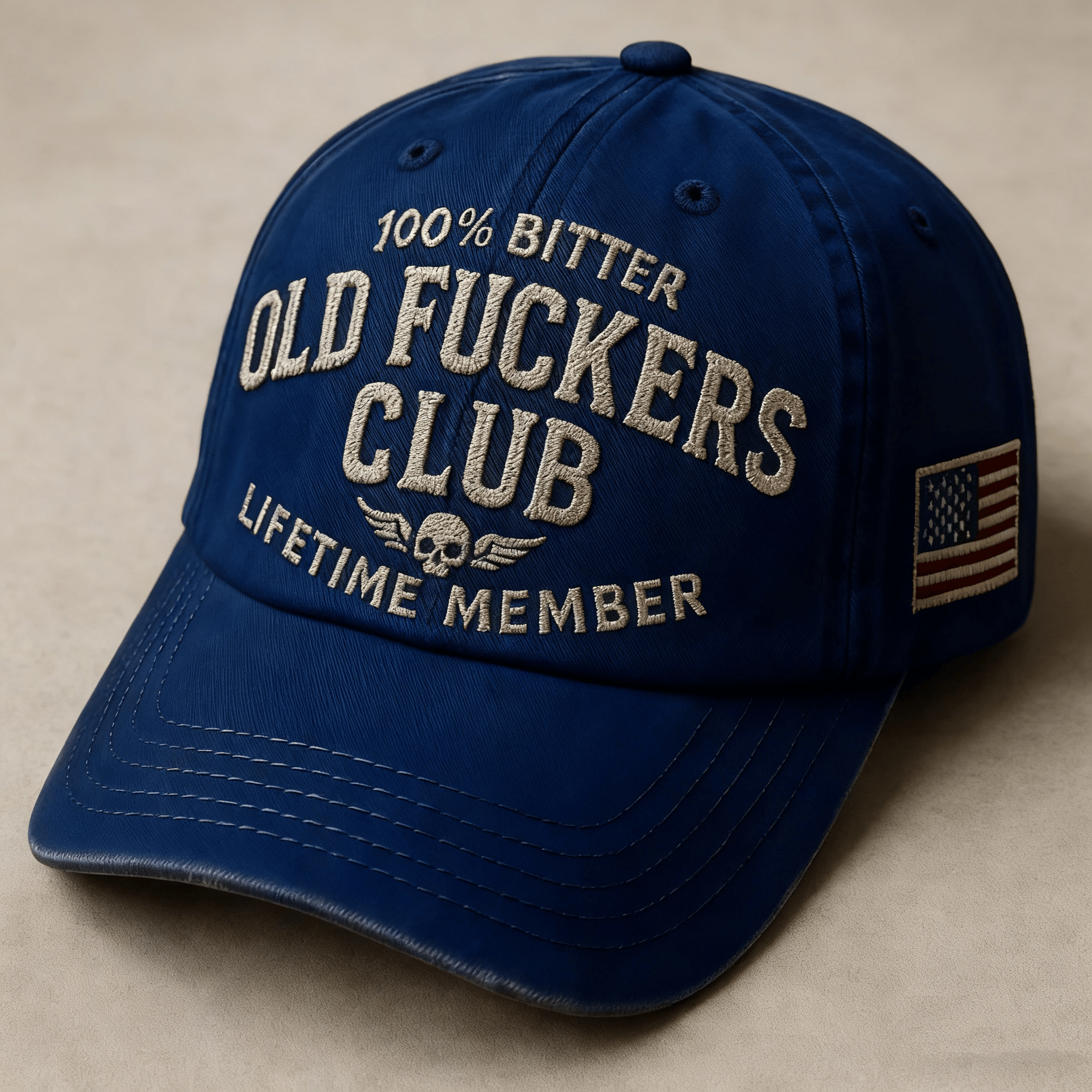 “Old Fuckers Club-Vintage Baseball Cap