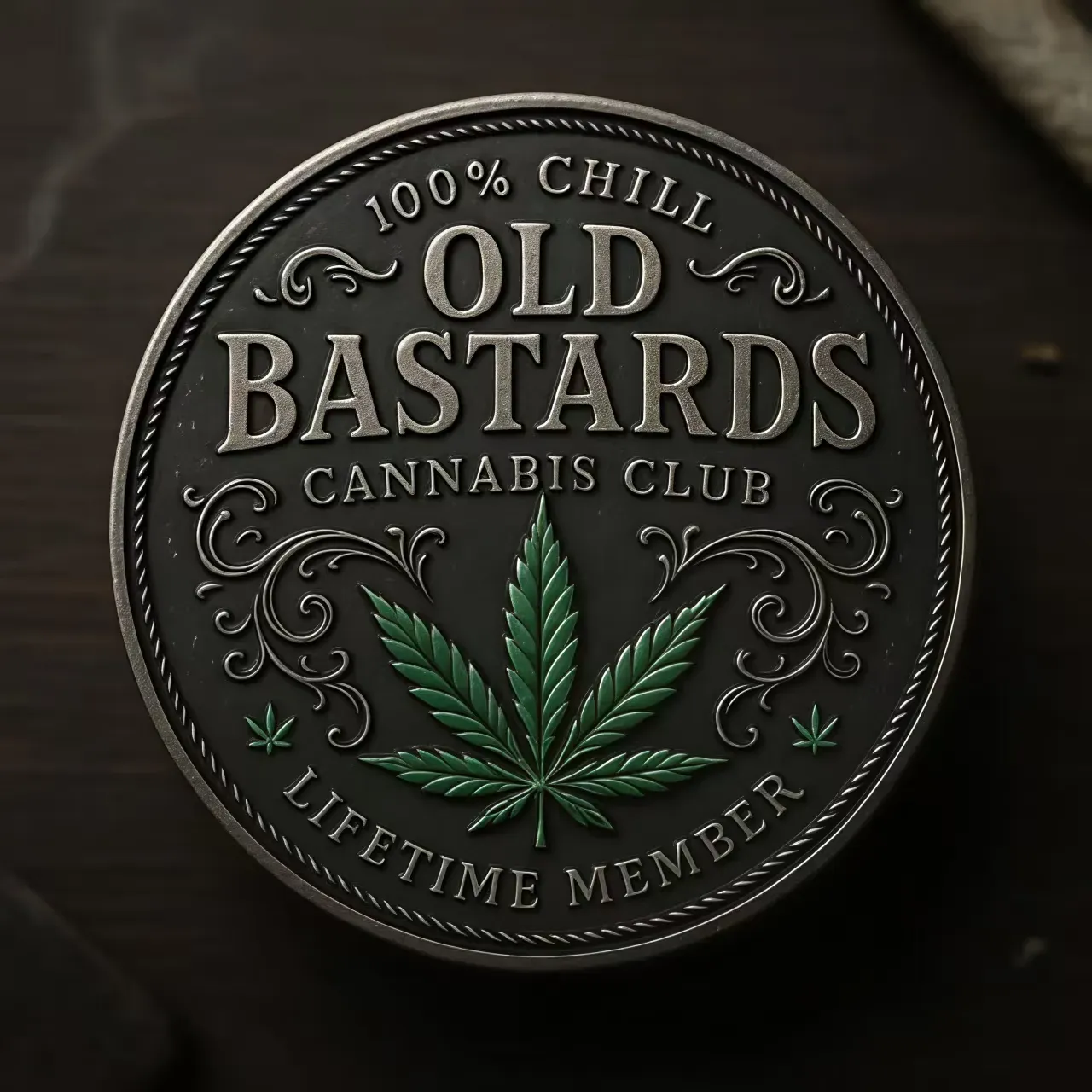 🤝“Old Bastards Cannabis Club” Commemorative Coin🌿