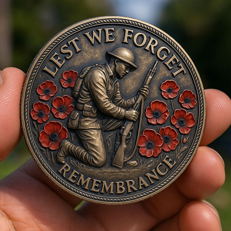 🕊️ Lest We Forget – Remembrance Commemorative Coin