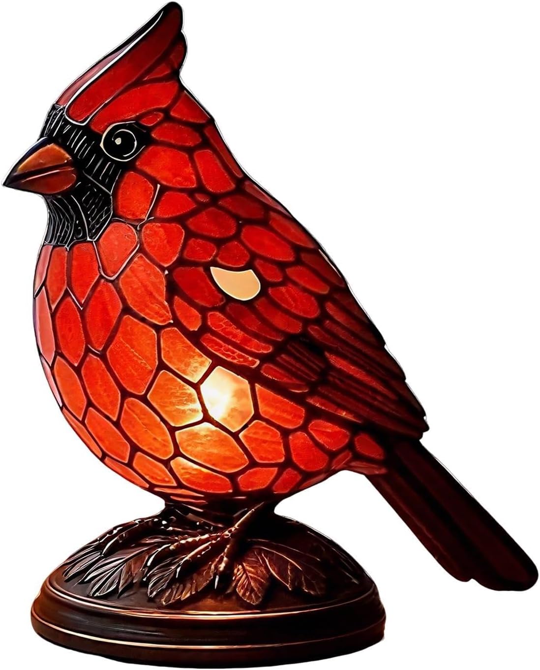  🐦Handmade Red-Clad Cult Leader Bird Statue Lamp