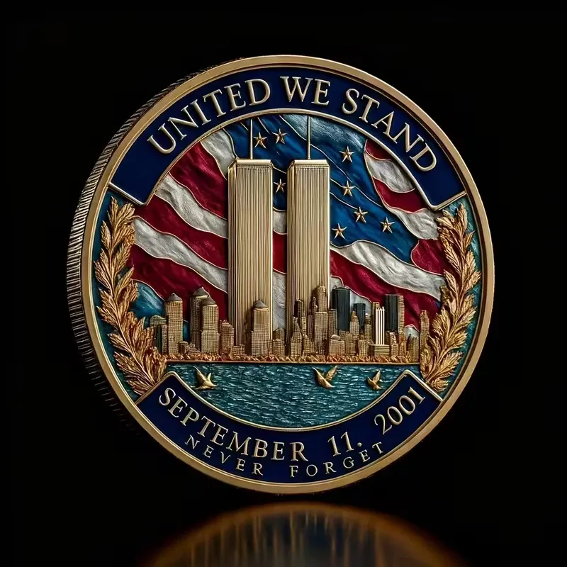 9/11 “United We Stand” Commemorative Coin – 25th Anniversary✨