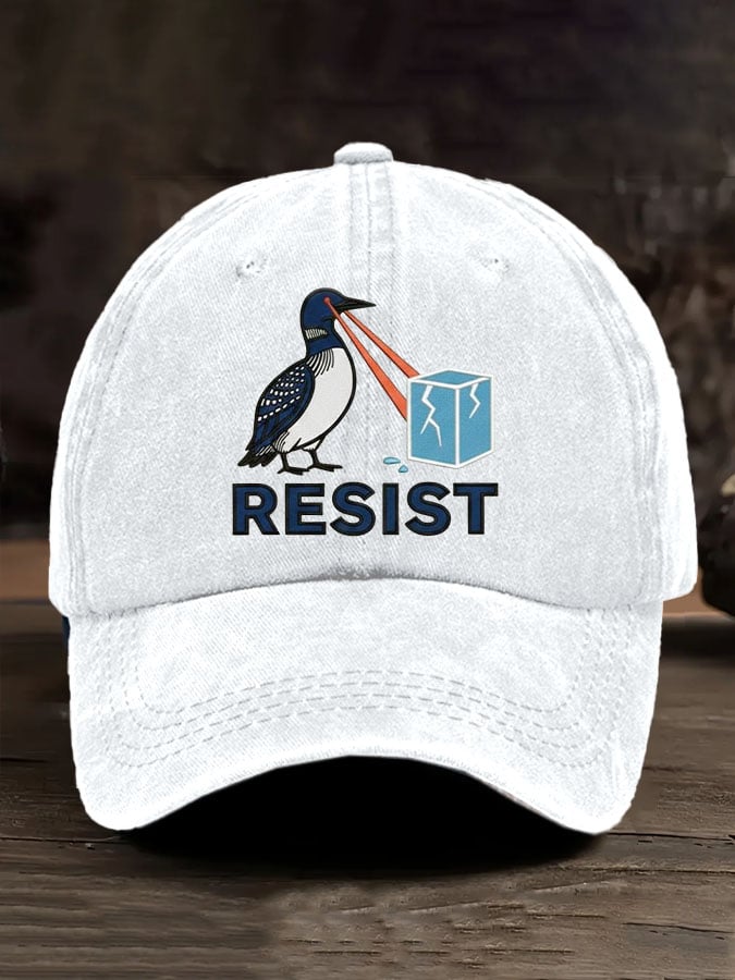 Unisex Resist Printed Casual Hat