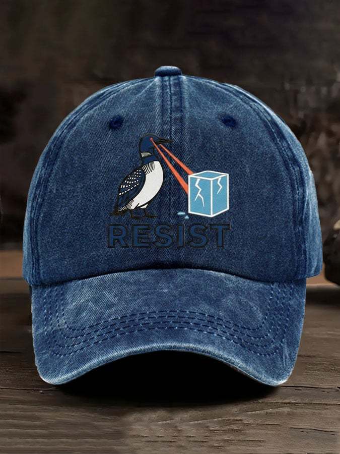 Unisex Resist Printed Casual Hat