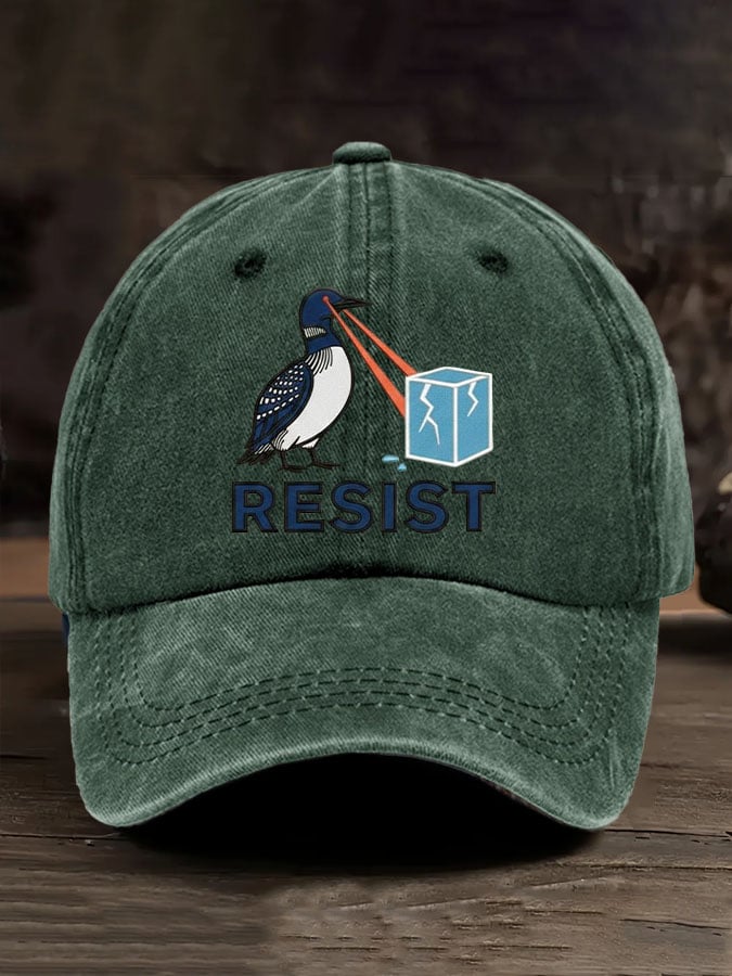 Unisex Resist Printed Casual Hat