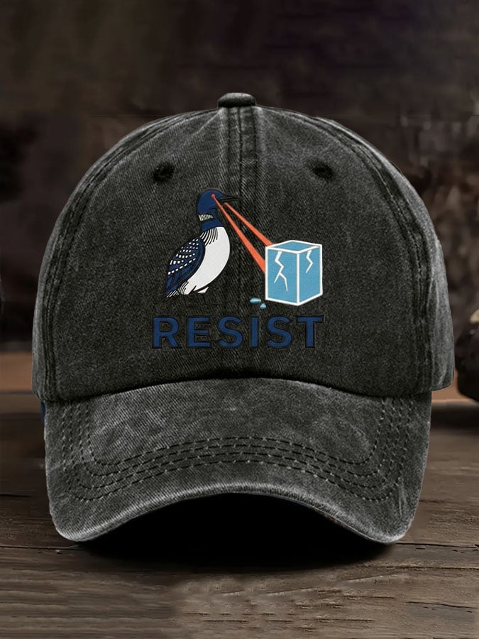 Unisex Resist Printed Casual Hat