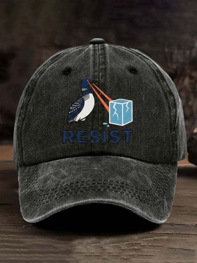 Unisex Resist Printed Casual Hat