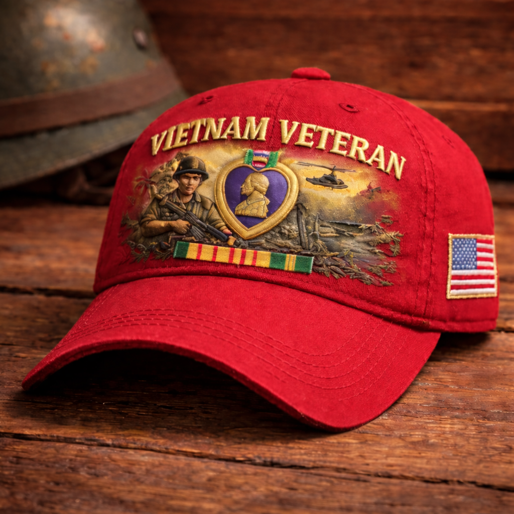 New Year 50% Off--Vietnam Veteran Commemorative Cap