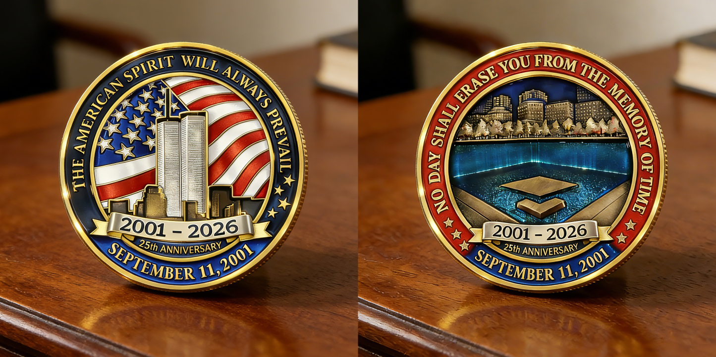 🏆New Year 60% OFF - 9/11 25th Anniversary Memorial Coin