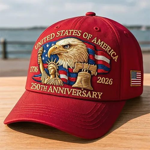 Eagle & Liberty – United States 250th Anniversary Hat