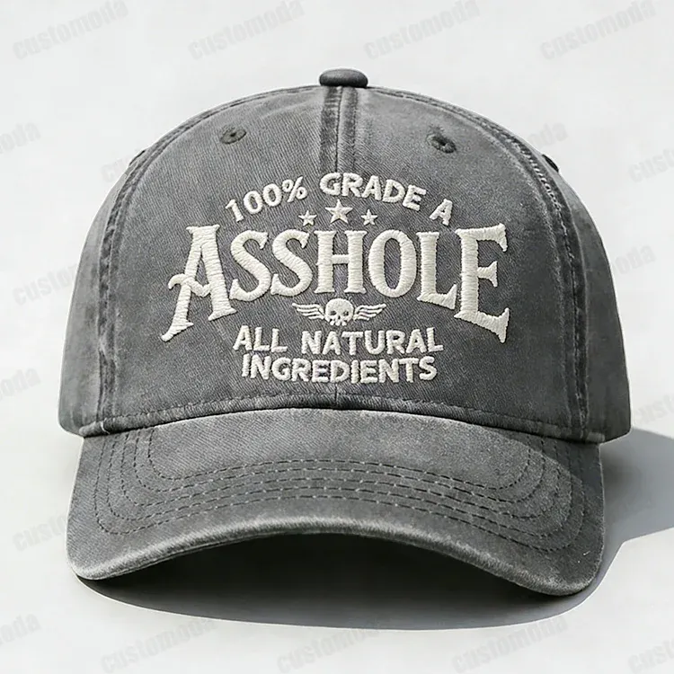 100% Grade A Asshole Embroidery Cap