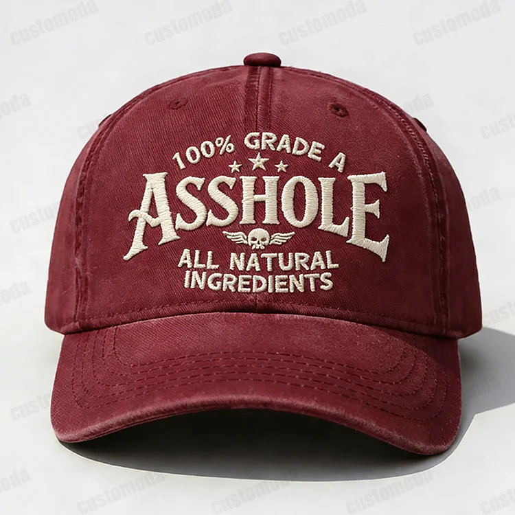 100% Grade A Asshole Embroidery Cap